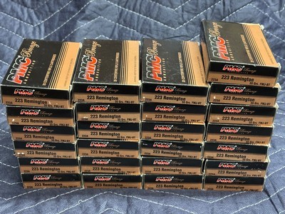 PMC Bronze 223 Rem 55 Gr FMJ-BT Ammo........500 Rounds