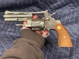 Colt Python .357 Magnum Nickel 4 Inch Revoler - 13 of 16