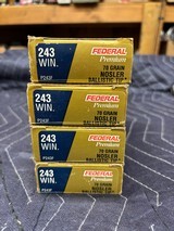 Federal Premium .243 Winchester 70 Gr Nosler Ballistic Tip Ammo 80 Rounds - 3 of 4