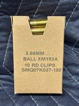 Lake City 5.56 Ball XM 193 A Ammo on Stripper Clips......600 rounds - 2 of 3