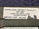 Georgia Arms 357 Sig 125 Gr FMJ Ammo......500 Rounds - 4 of 5