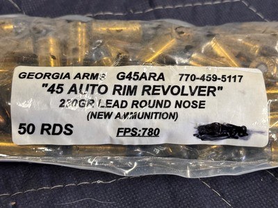 Georgia Arms 45 Auto Rim 230 Gr LRN Revolver Ammo.....200 rounds - Image 2 of 2