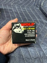 Wolf 7.62x39 122 Gr. Steel Case FMJ Russian Ammo............300 rounds - 2 of 6