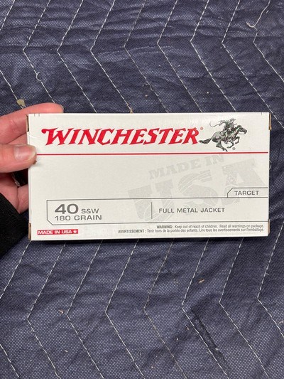 Winchester .40 SW 180 GR FMJ Ammo..........500 Rounds - Image 3 of 8