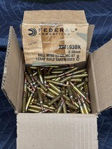 Federal 5.56 55 Gr FMJBT Ammo #XM193.......500 Rounds - 1 of 4