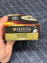Federal Premium Law Enforcement 45 ACP 230 Gr HST JHP Tactical Ammo....300 Rounds - Image 3 of 7