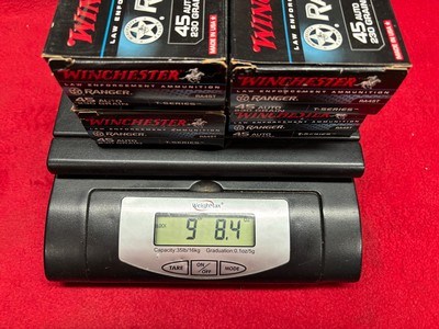 Winchester T-Series Ranger .45 auto 230 Gr Jacketed Hollow Points Ammo.......200 Rounds - Image 7 of 7
