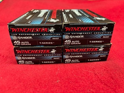 Winchester T-Series Ranger .45 auto 230 Gr Jacketed Hollow Points Ammo.......200 Rounds - Image 1 of 7