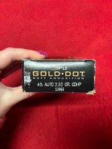 Speer Gold Dot 45 ACP 230 GR GHDP Ammo...... 300 Rounds - 4 of 7