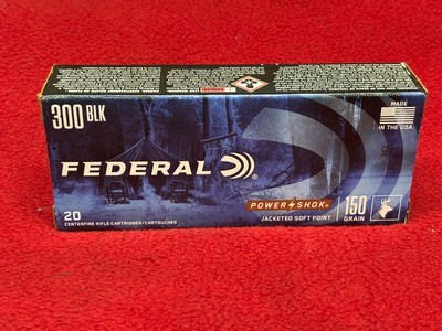 Federal Powershok 300 Blackout Jacketed Soft Point 150gr Ammo.....200 Rounds - Image 2 of 8