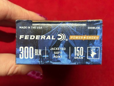 Federal Powershok 300 Blackout Jacketed Soft Point 150gr Ammo.....200 Rounds - Image 4 of 8