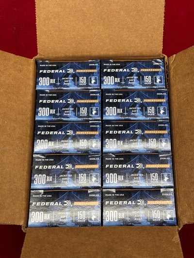 Federal Powershok 300 Blackout Jacketed Soft Point 150gr Ammo.....200 Rounds - Image 1 of 8