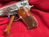 NICE Smith Wesson 39-2 Nickel 9mm Pistol - 3 of 13