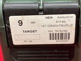 Federal 9mm 147 Gr Subsonic Ammo........500 Rounds - 4 of 5