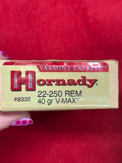 Hornady V-MAX 22-250 Rem 40 Gr, 50 Gr, & 55 Gr Ammo........ 240 Rounds - Image 3 of 11