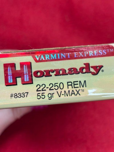 Hornady V-MAX 22-250 Rem 40 Gr, 50 Gr, & 55 Gr Ammo........ 240 Rounds - Image 9 of 11