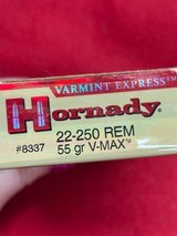 Hornady V-MAX 22-250 Rem 40 Gr, 50 Gr, & 55 Gr Ammo........ 240 Rounds - Image 9 of 11