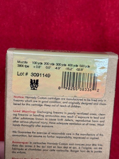 Hornady V-MAX 22-250 Rem 40 Gr, 50 Gr, & 55 Gr Ammo........ 240 Rounds - Image 7 of 11