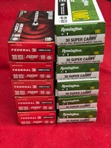 Federal and Remington 30 Super Carry 100 Grain FMJ Ammo........550 Round - 1 of 13