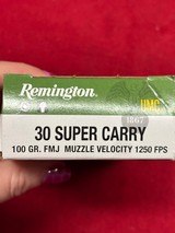 Federal and Remington 30 Super Carry 100 Grain FMJ Ammo........550 Round - 10 of 13