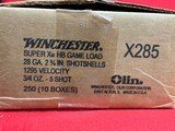 Winchester Super-X 28 Gauge 2.75" 3/4 oz #5 Shot Shells.........250 Rounds - 9 of 9