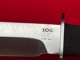 NICE SOG Specialty Knife Seki, Japan Early Sheath, 6", NEVER SHARPENED - 5 of 10