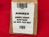 8x56R M30 Ammo German/Austrian Ammo 1938 Eagle/Swastika....60 rounds - 2 of 10