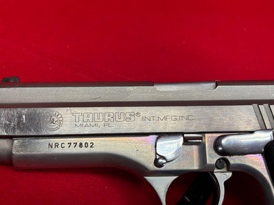 Taurus PT 945 45 ACP 4" DA/SA - Image 7 of 9