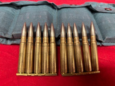 8mm Mauser Milsup Ammo on Stripper Clips with Bandoleer........140 Rounds - Image 2 of 3