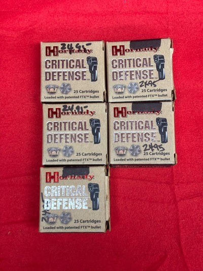 Hornady Critical Defense 32 NAA 80 Gr FTX Ammo #90070........112 Rounds - Image 1 of 8