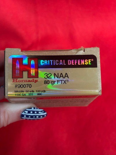 Hornady Critical Defense 32 NAA 80 Gr FTX Ammo #90070........112 Rounds - Image 4 of 8