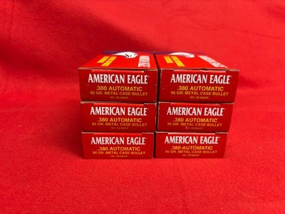 American Eagle .380 ACP 95 GR FMJ RN Ammo.......300 Rounds - Image 1 of 6