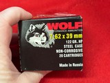 Wolf 7.62x39 122 Gr HP & 124 Gr HP Ammo.......520 Rounds - Image 4 of 13