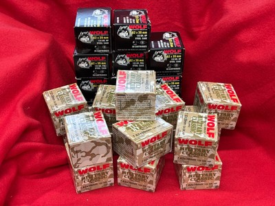 Wolf 7.62x39 122 Gr HP & 124 Gr HP Ammo.......520 Rounds