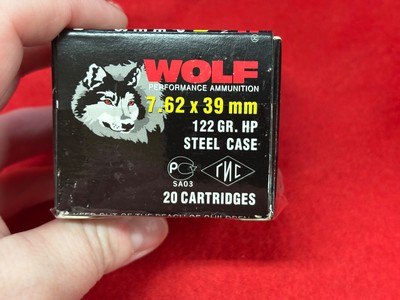 Wolf 7.62x39 122 Gr HP & 124 Gr HP Ammo.......520 Rounds - Image 3 of 13