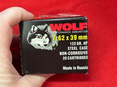Wolf 7.62x39 122 Gr HP & 124 Gr HP Ammo.......520 Rounds - Image 4 of 13