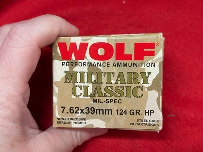 Wolf 7.62x39 122 Gr HP & 124 Gr HP Ammo.......520 Rounds - Image 10 of 13