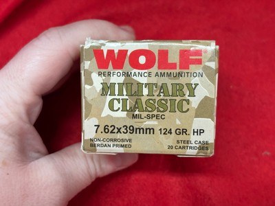 Wolf 7.62x39 122 Gr HP & 124 Gr HP Ammo.......520 Rounds - Image 9 of 13