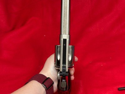 NICE Smith Wesson 29-3 44 Magnum 6" Nickel - Image 5 of 12