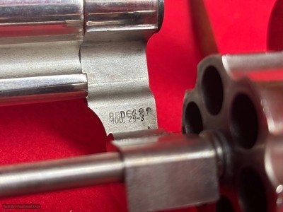 NICE Smith Wesson 29-3 44 Magnum 6" Nickel - Image 9 of 12