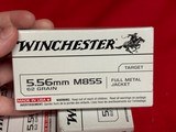 Winchester M855 5.56mm 62 Grain Green Tip FMJ Ammo...... 500 Rounds - Image 2 of 4