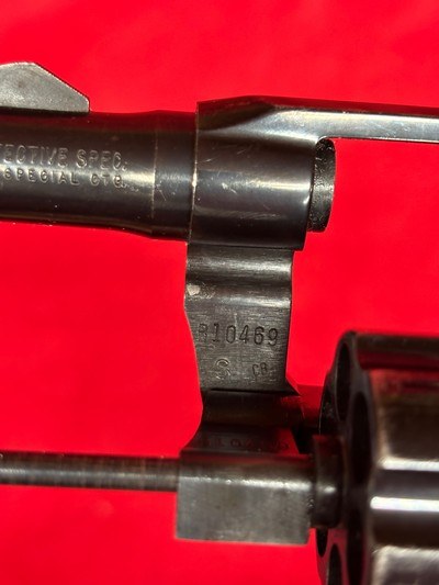 Colt Detective Special Snub Nose .38 Spl Revolver 2" DA/SA 6 Shot (Early Gun) 1970 - Image 6 of 9