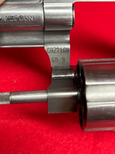 Smith & Wesson Model 60-9 .357 Magnum Stainless Revolver 2 1/8" Pre-lock "J" Frame - Image 8 of 10