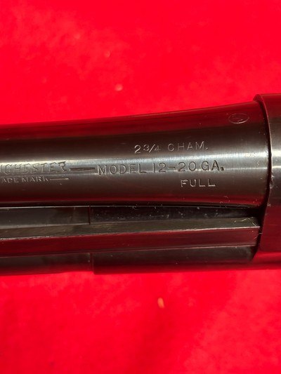 Winchester Model 12 20 Gauge Shotgun 28" Full Choke Born 1940 - Image 16 of 19
