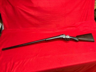 Hopkins & Allen 12 Gauge Single Shot Falling Block Shotgun 28" Modified - Image 9 of 24