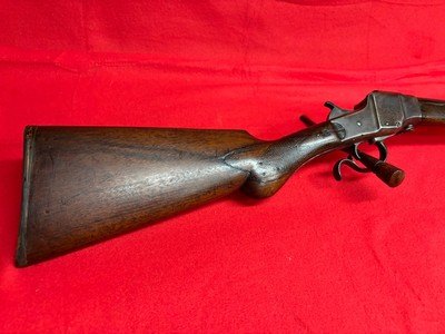 Hopkins & Allen 12 Gauge Single Shot Falling Block Shotgun 28" Modified - Image 2 of 24