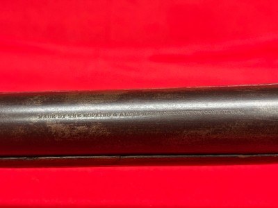 Hopkins & Allen 12 Gauge Single Shot Falling Block Shotgun 28" Modified - Image 19 of 24