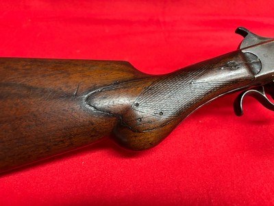 Hopkins & Allen 12 Gauge Single Shot Falling Block Shotgun 28" Modified - Image 5 of 24