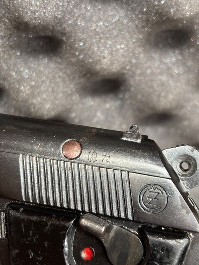 CZ Model VZ-70 .32 ACP Pistol Military Surplus - Image 7 of 8