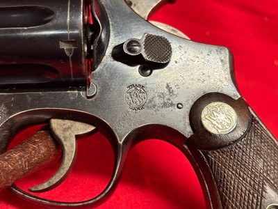 Vintage Iconic Smith Wesson Model 38-44 HD .38 Special Revolver 5" Barrel - Image 6 of 13